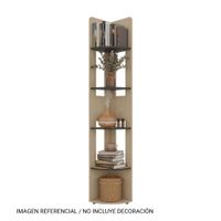 Estante Esquinero Home-e7 Cartagena Y Wengue Tuhome