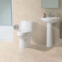Piso Cerámico Liso Botticcino Beige 45x45cm 2.23m2 Celima - Calidad Comercial