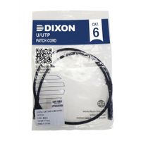 Patch Cord Dixon Cat 6 Lszh 1m Negro