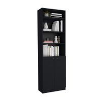 Combo Modular: Estante + Complemento 4 Puertas Home Wengue