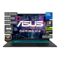 Laptop ASUS Gaming V16 16"" Intel C5 V3607VJ-TK185W 8G RAM 512GB SSD RTX 3050