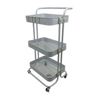 Carrito Organizador Blanco de 3 niveles Orange