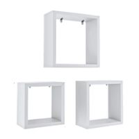Kit Cubos 3 Piezas Prat-K Madera/MDP Blanco