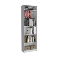 Combo Modular: Estante + Complemento 6 Niveles Home Blanco