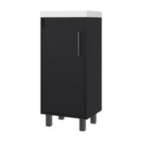 Vanitorio 1 Puerta Oxford Wengue 86.4x39.6x32.5cm Tuhome