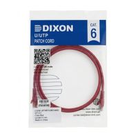 Patch Cord Dixon Cat 6 Lszh 1m Rojo