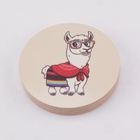 Juego x 4 Posavasos Llama