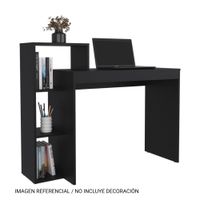 Escritorio Biblioteca Britt Wengue 90x110x40 Tuhome