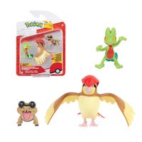 Pokemon Figura Jazwares Piggeotto Treecko Exclusivo