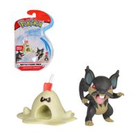 Pokemon Jazwares Alolan Rattata Sandygast Pack