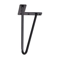 Pata De Mesa Negra 10cm