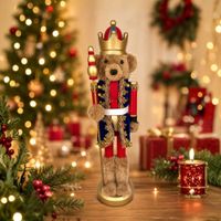 Cascanueces Oso Tradi 36cm - Encanto Clásico