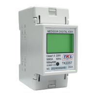 Medidor Digital Monofásico 220v 60a Tk2257 Tkl