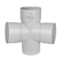 Tee Sanitaria Doble 4"" Desagüe Agua Fría Matusita
