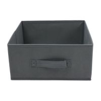 Caja organizadora de tela Mediano 31x15cm Gris