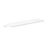 Repisa Recta Flutua 1.5x25x100cm Madera/MDP Blanco Prat-K