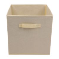 Caja organizadora de tela Grande 31x31cm Camel