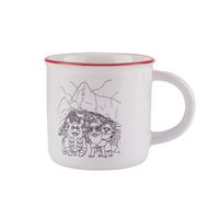 Taza Mug Blanco con Rojo Peru