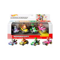Hot Wheels Mario Kart Pack 4 Vehiculos Modelo X