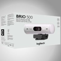 Webcam Logitech Brio 500 Full Hd 1080p - Blanco
