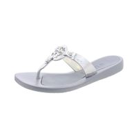 Sandalia GUESS para Dama Silver Tyana Flat Talla 6