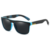 Lentes de sol Polarizadas Cuadradas Vintage UV400 - Negro y Azul