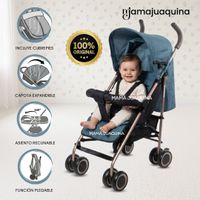 Coche Bastón Plegado Compacto «ETRAVIS» Colección Especial Azul