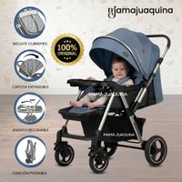 Coche Cuna de Lujo «ZARAGOTO» Edición Exclusiva Azul
