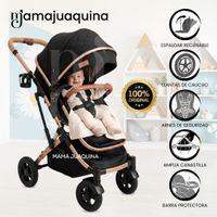 Coche Moisés Travel System «EVO GOLD» Edición Especial Negro