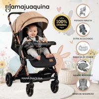 Coche Maleta de Lujo «TOKIO II» con Bandeja de Comer Edición Exclusiva Beige