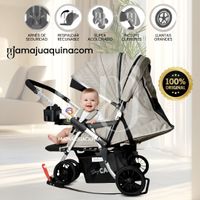 Coche Cuna Mecedora de Lujo «NEXUS» Edición Limitada Beige