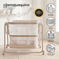 Cuna Colecho Mecedora «ZENITH» Colección Exclusiva Beige