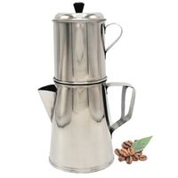 CAFETERA GOTA A GOTA DE ACERO INOXIDABLE 800ML