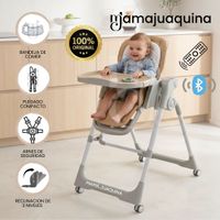 Silla de Comer con Mecedora «DOLCE VITA» con Bluethooth Beige