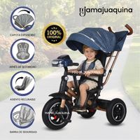 Triciclo Guiador para bebés «FOX NOVA» Edición Limitada Azul