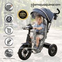 Triciclo Guiador «TRICICLO NEO SILVER PLUS»  Edición Limitada con Bluetooth Azul