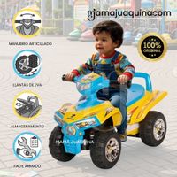 Correpasillo Montable para Niños «RAYITO» Edición Limitada Amarillo & Celeste