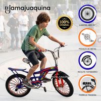 Bicicleta BMX Para Niño «VORUNA» ARO 20 Colección Exclusiva Rojo