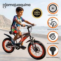 Bicicleta para Niños Aro 20 «RACER X» Edición Exclusiva Naranja