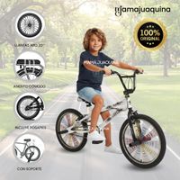 Bicicleta BMX Para Niño «ONE-DI» ARO 20 Colección Exclusiva Blanco