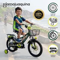 Bicicleta Para Niño Aro 20 «OPTIMUS II» con Canasta Edición Exclusiva Verde Oscuro