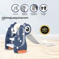 Tobogán para Niños «TYNO» con Escaleras Texturizadas Azul