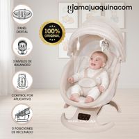 Mecedora Digital para Bebés «ZABKA» Colección Limitada Beige