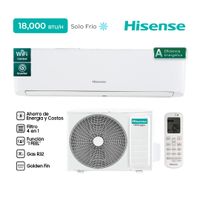 Aire Acondicionado Hisense Frío solo – Inverter R32 18,000 BTU