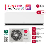 DUALCOOL Aire Acondicionado Inverter 24000 BTU Función solo frío calor con IA