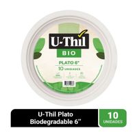 Platos U-THIL 6'' BIO Pack 10un