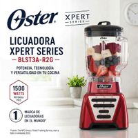 Licuadora Oster Xpert Series BLST3A-R2G 2L 1500W Roja con Tecnología Reversible y Vaso Boroclass