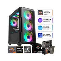 COMPUTADORA PC GAMER AMD RYZEN 7 5700G RAM 16GB SSD 1TB