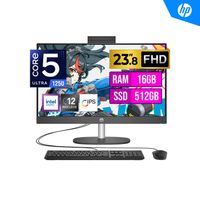 PC TODO EN UNO HP PROONE 240 G10 Ultra 5-125U FHD IPS 23.8"" 1920 x 1080 16GB 512GB SSD FreeDOS