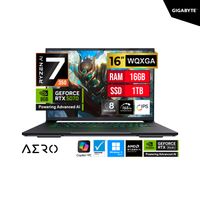 LAPTOP  GIGABYTE RYZEN  AI 7 350  QHD 165Hz WQXGA  16GB DDR5  1TB Gen4 RTX 5070 8GB BLANCA WINDOWS 1